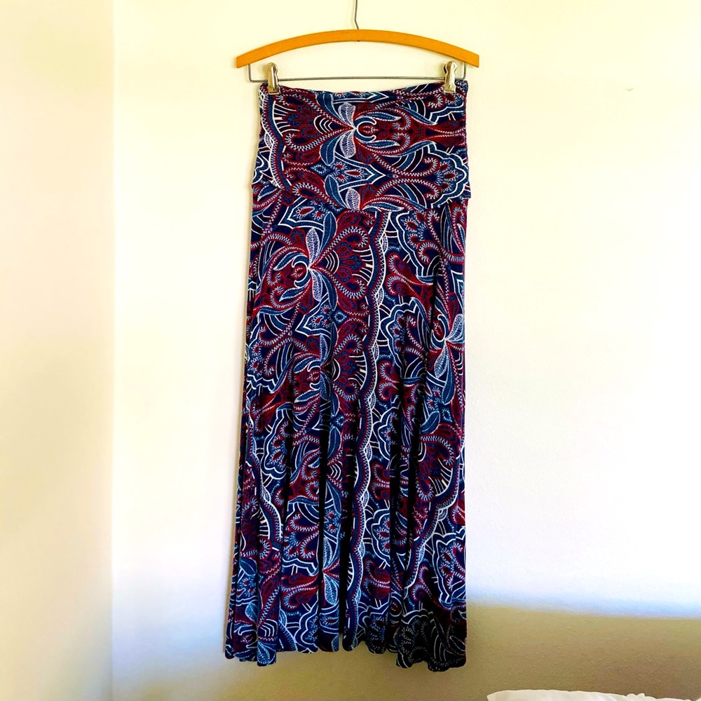 Anthropologie maxi skirt
